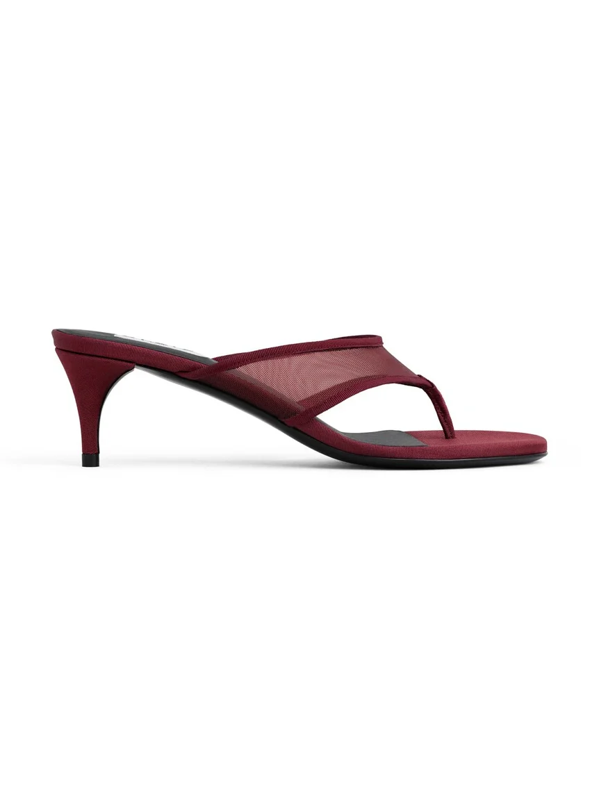 Mules Tong In Mesh