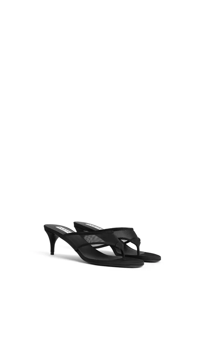 Alaïa Mules Tong In Mesh | Thumbnail 2