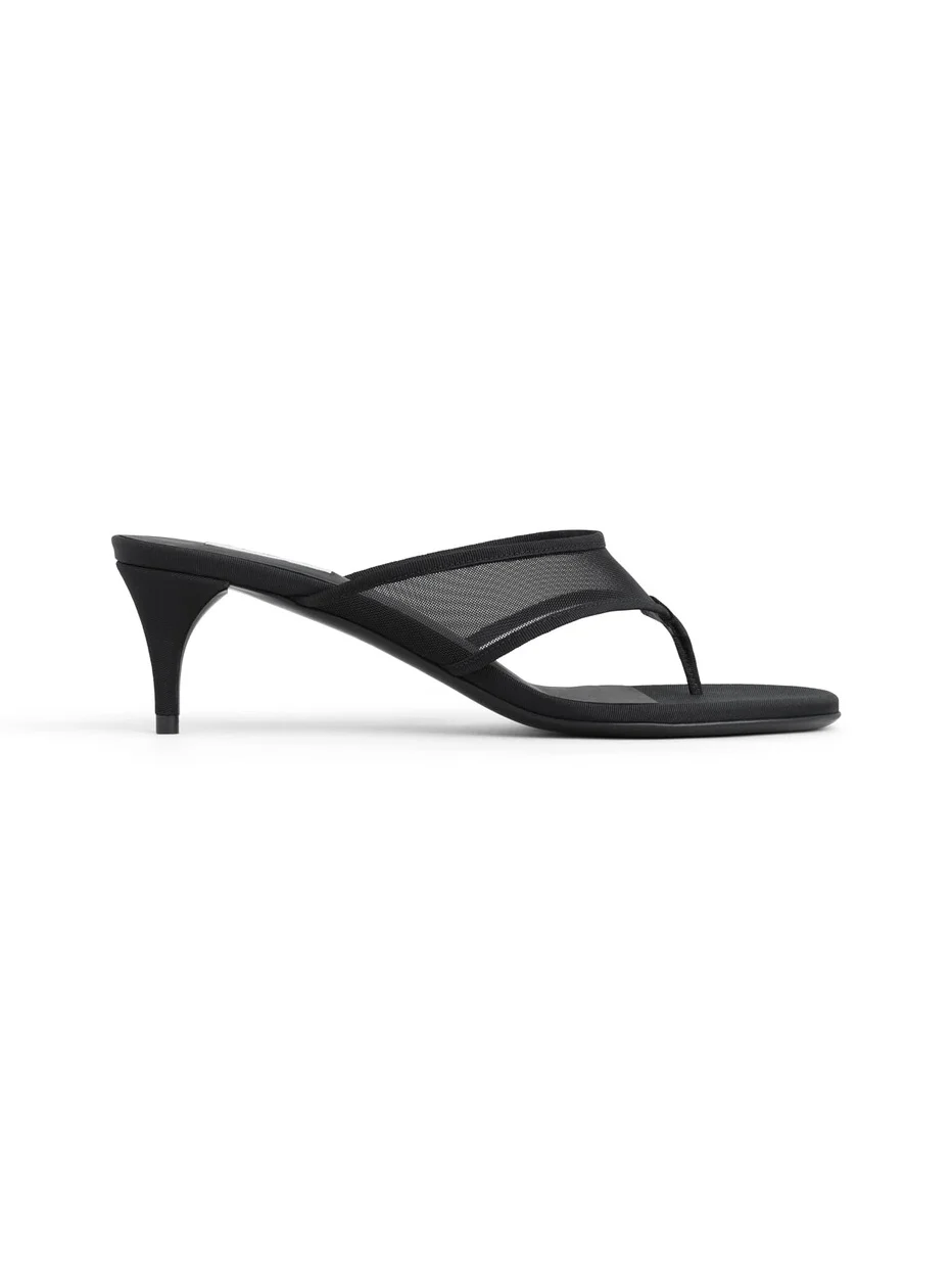 Mules Tong In Mesh