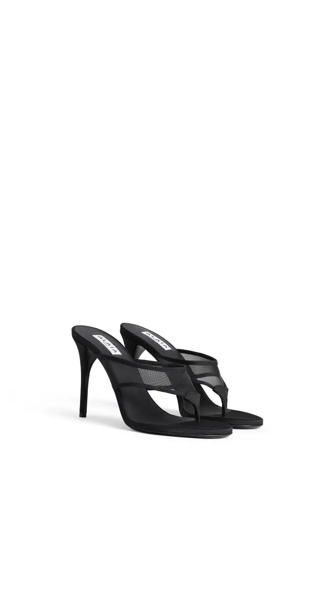 Alaïa Mules Tong In Mesh | Thumbnail 2