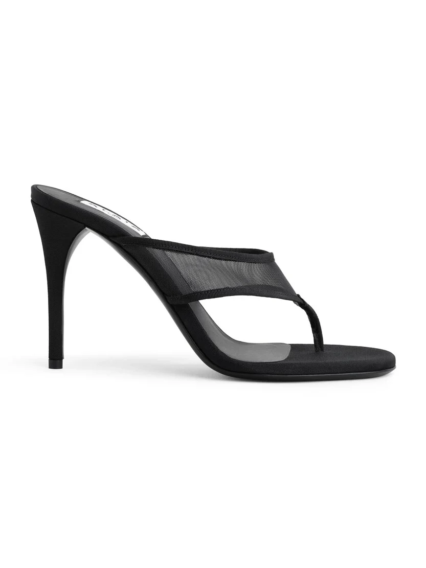 Mules Tong In Mesh