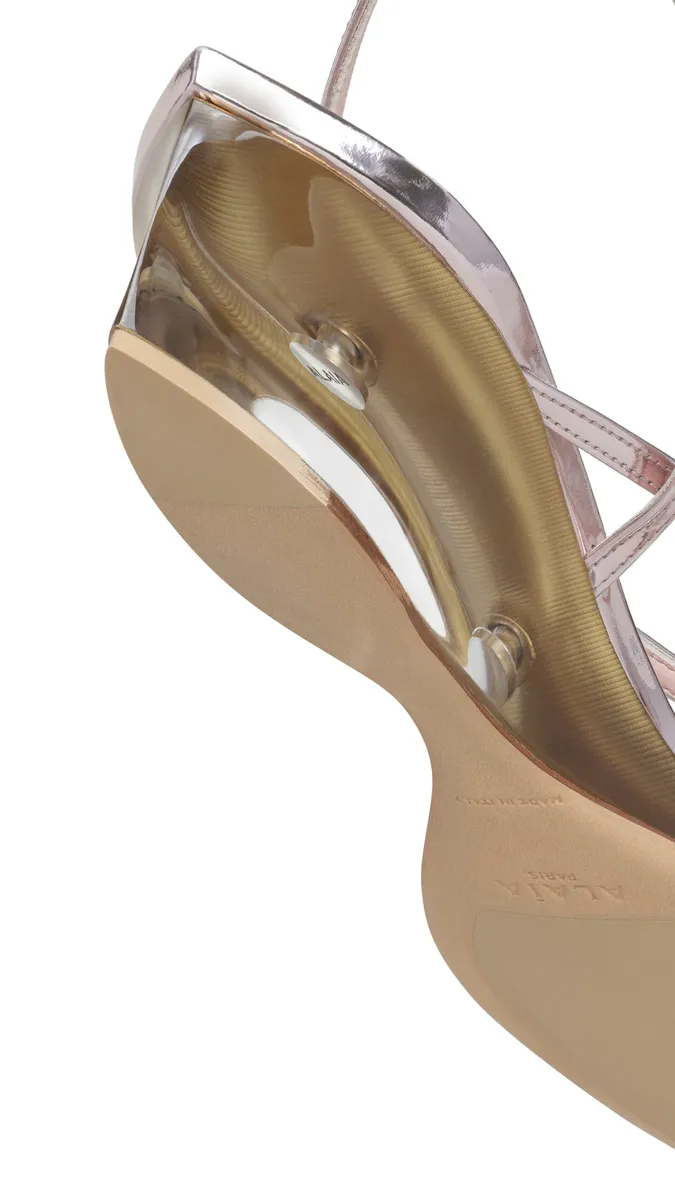 Alaïa Invisible Thong In Mirror Calfskin | Thumbnail 3 Alaïa Invisible Thong In Mirror Calfskin | Thumbnail 3