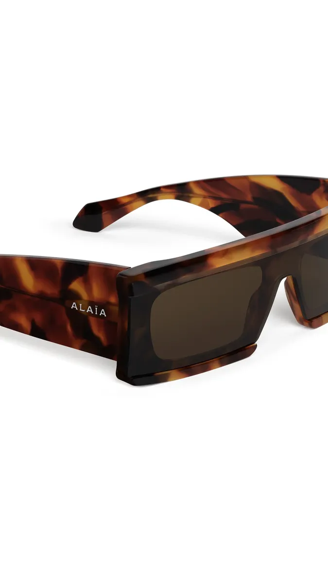 Alaïa Rectangular Mask Sunglasses | Thumbnail 3