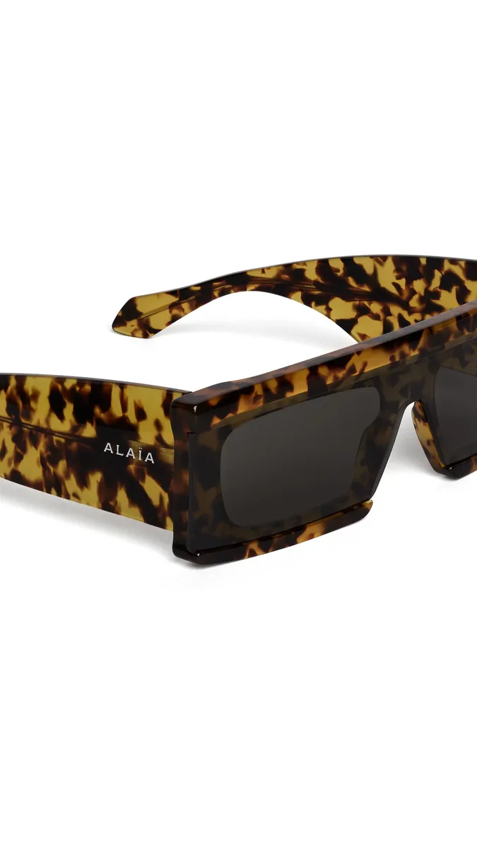 Alaïa Rectangular Mask Sunglasses | Thumbnail 3