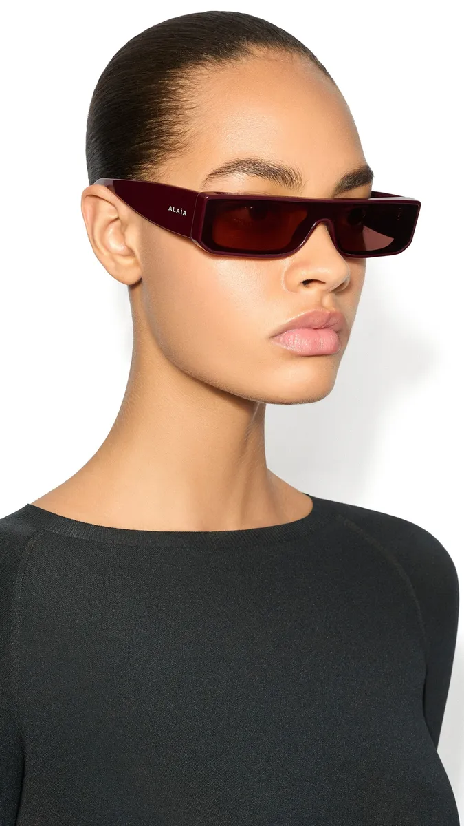 Alaïa Rectangular Mask Sunglasses | Thumbnail 4 Alaïa Rectangular Mask Sunglasses | Thumbnail 4