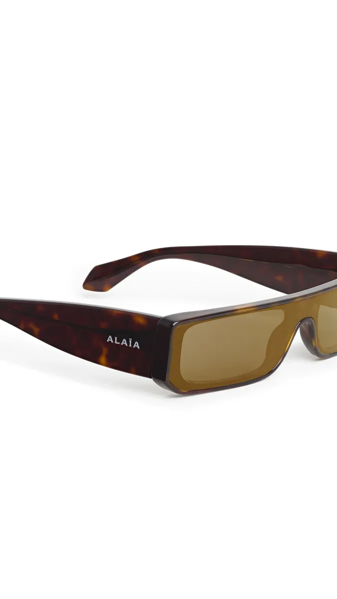Alaïa Rectangular Mask Sunglasses | Thumbnail 3