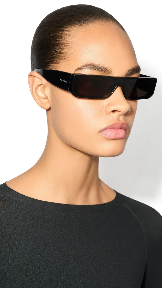Alaïa Rectangular Mask Sunglasses | Thumbnail 4