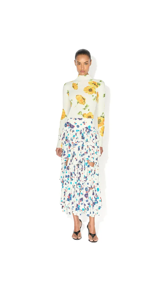 Alaïa Secondskin Printed Bodysuit | Thumbnail 2 Alaïa Secondskin Printed Bodysuit | Thumbnail 2