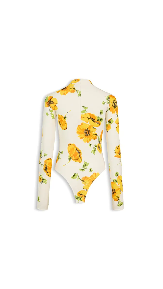 Alaïa Secondskin Printed Bodysuit | Thumbnail 4 Alaïa Secondskin Printed Bodysuit | Thumbnail 4