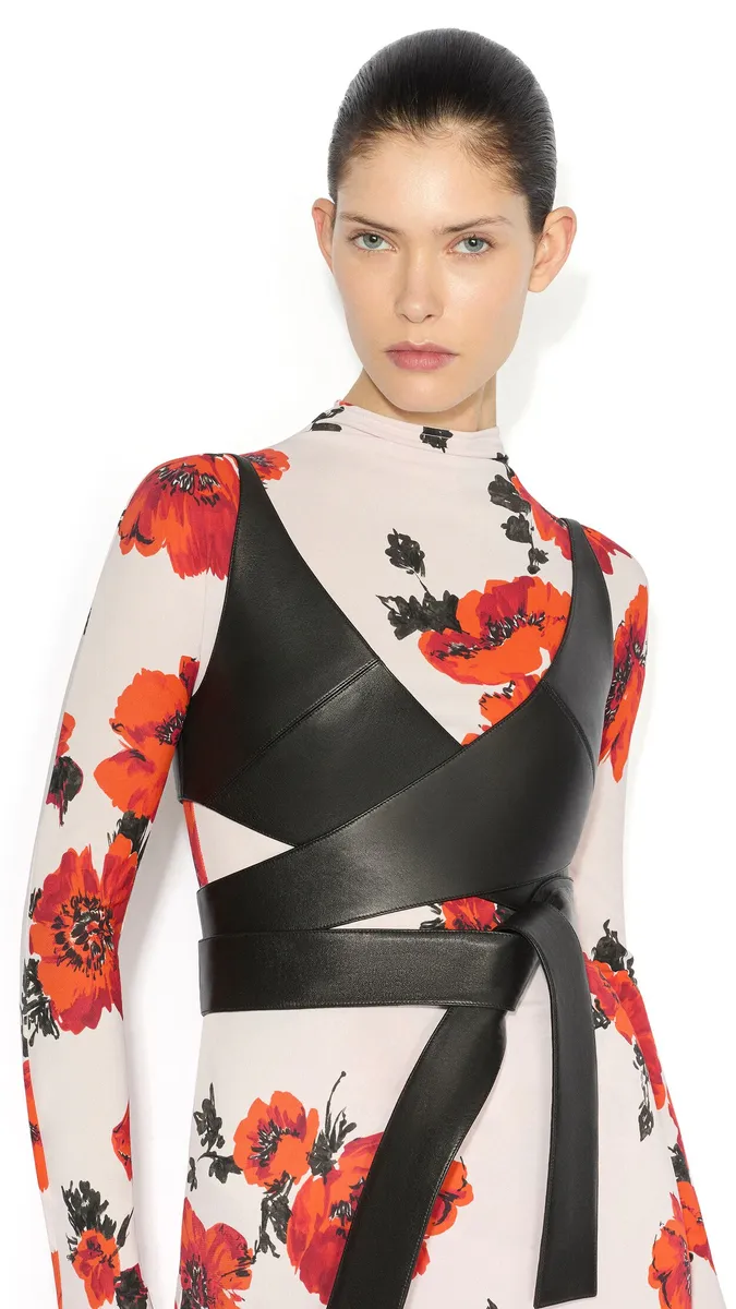 Alaïa Secondskin Printed Bodysuit | Thumbnail 4 Alaïa Secondskin Printed Bodysuit | Thumbnail 4