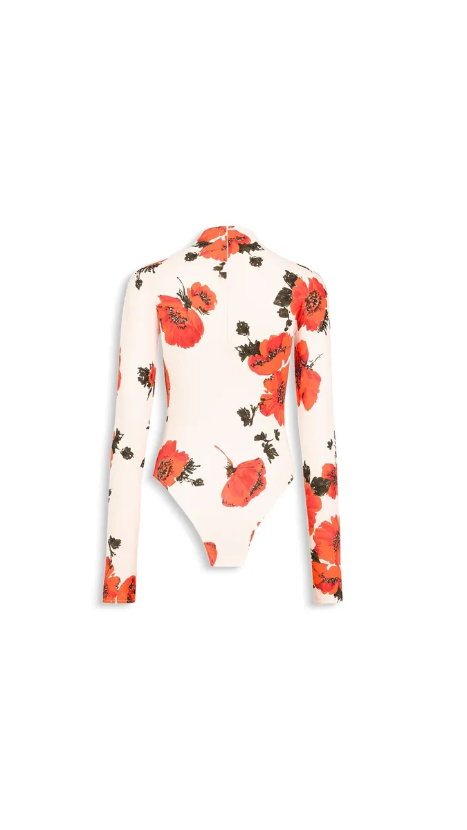 Alaïa Secondskin Printed Bodysuit | Thumbnail 5 Alaïa Secondskin Printed Bodysuit | Thumbnail 5