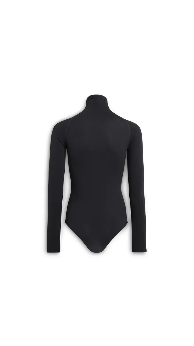 Alaïa High Neck Second-skin Knit Bodysuit | Thumbnail 2 Alaïa High Neck Second-skin Knit Bodysuit | Thumbnail 2