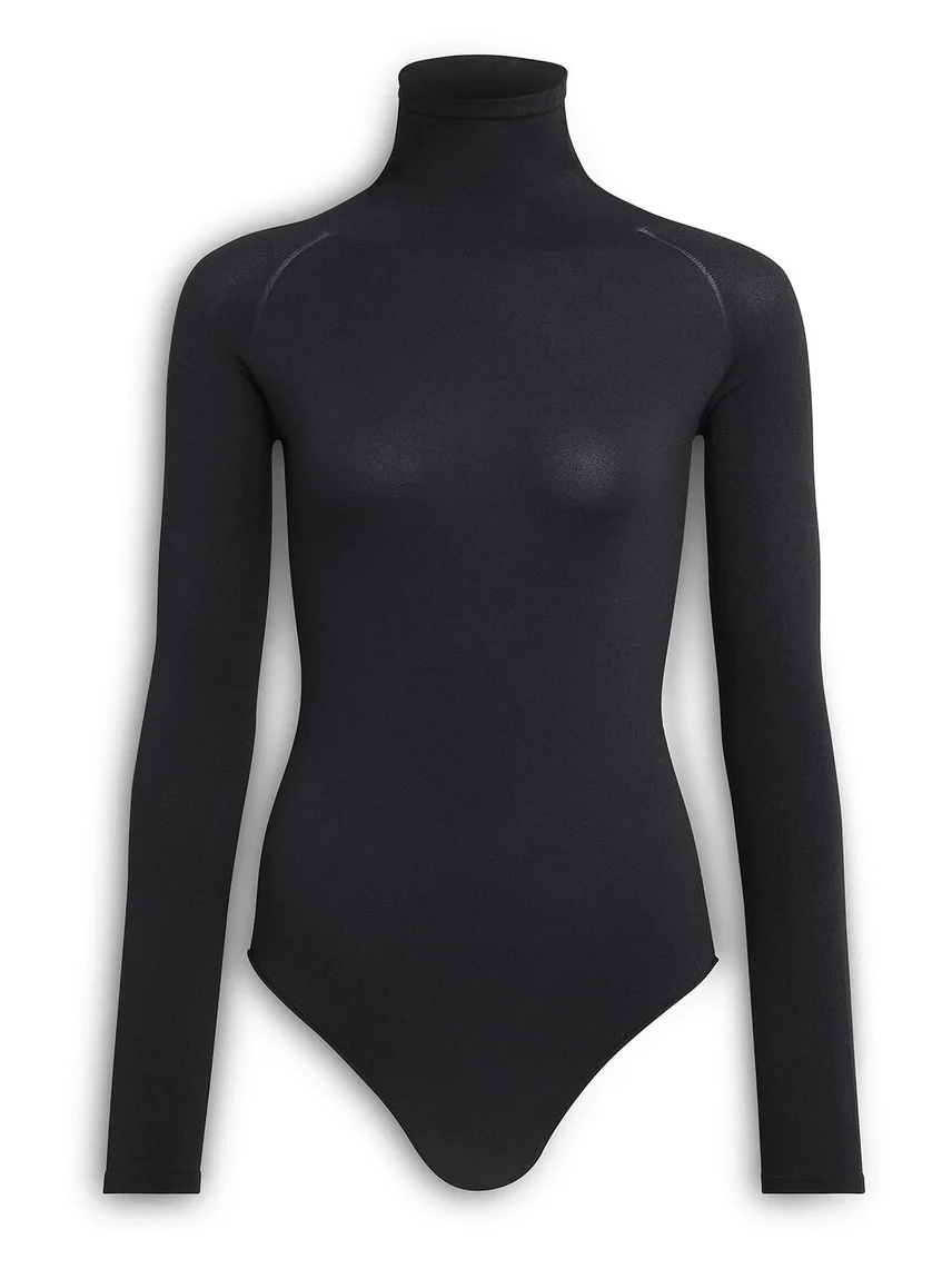 Alaïa High Neck Second-skin Knit Bodysuit