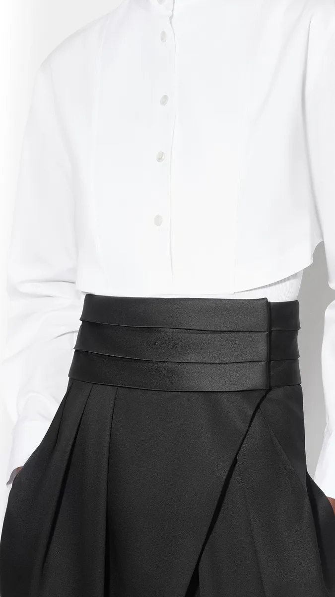 Alaïa Layer Cotton Poplin Shirt | Thumbnail 4 Alaïa Layer Cotton Poplin Shirt | Thumbnail 4