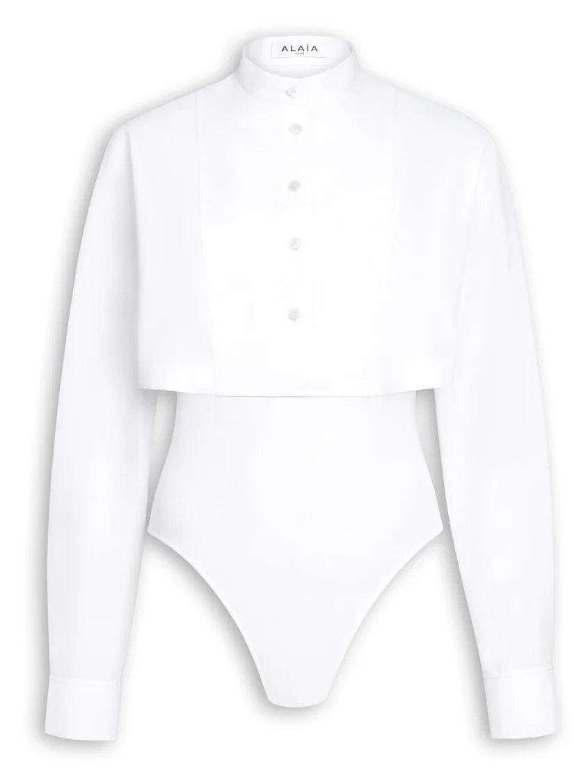 Alaïa Layer Cotton Poplin Shirt