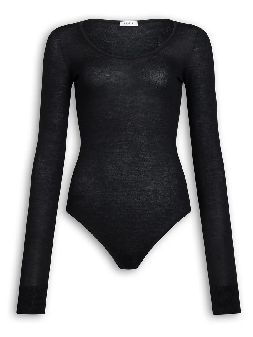 Alaïa Second-skin Cashmere Bodysuit
