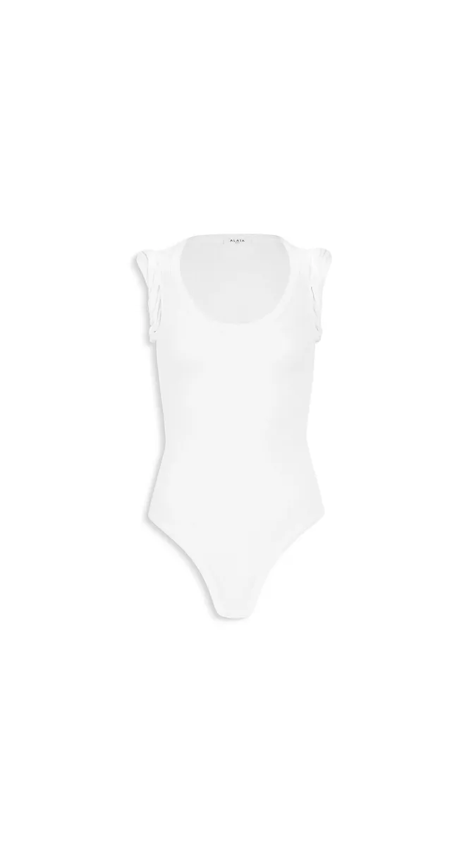 Alaïa Cashmere-blend Jersey Bodysuit | Thumbnail 2 Alaïa Cashmere-blend Jersey Bodysuit | Thumbnail 2