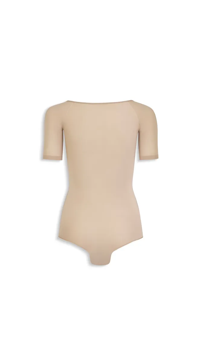 Alaïa Short Sleeves Second-skin Knit Bodysuit | Thumbnail 2 Alaïa Short Sleeves Second-skin Knit Bodysuit | Thumbnail 2