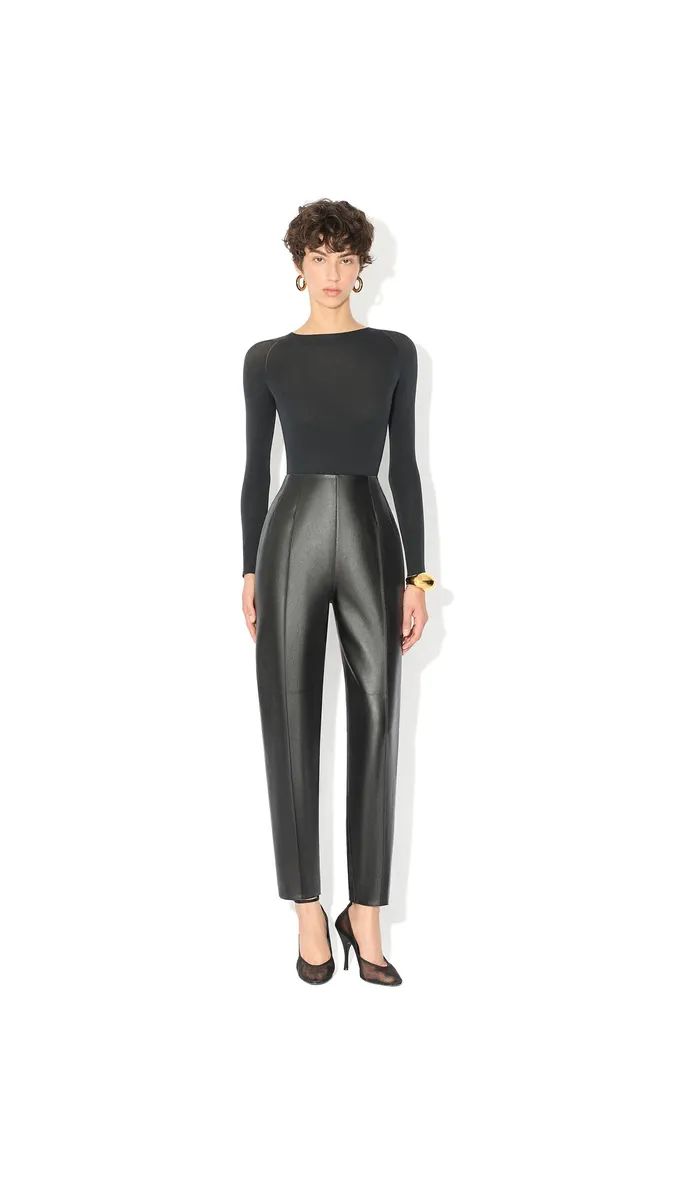 Alaïa Round Neck Second-skin Knit Bodysuit | Thumbnail 2