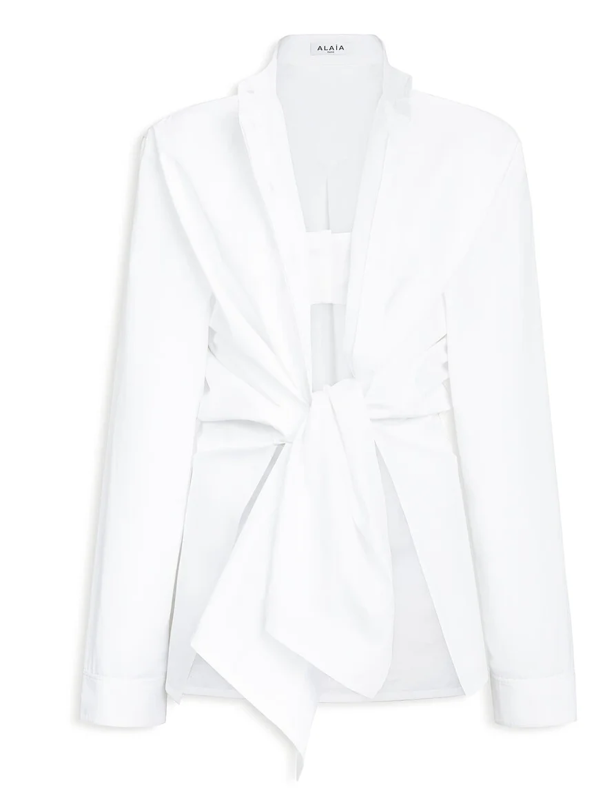 Alaïa Poplin Shirt Set