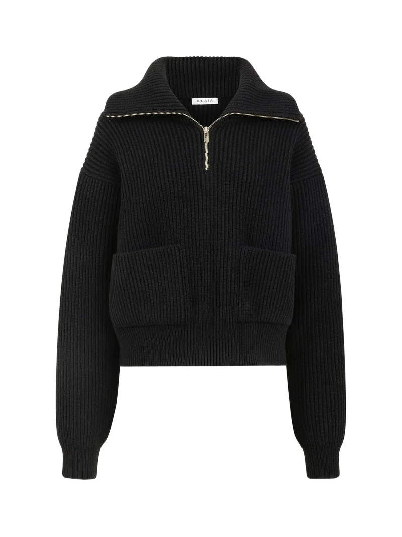 Alaïa Cashmere Trucker Jumper