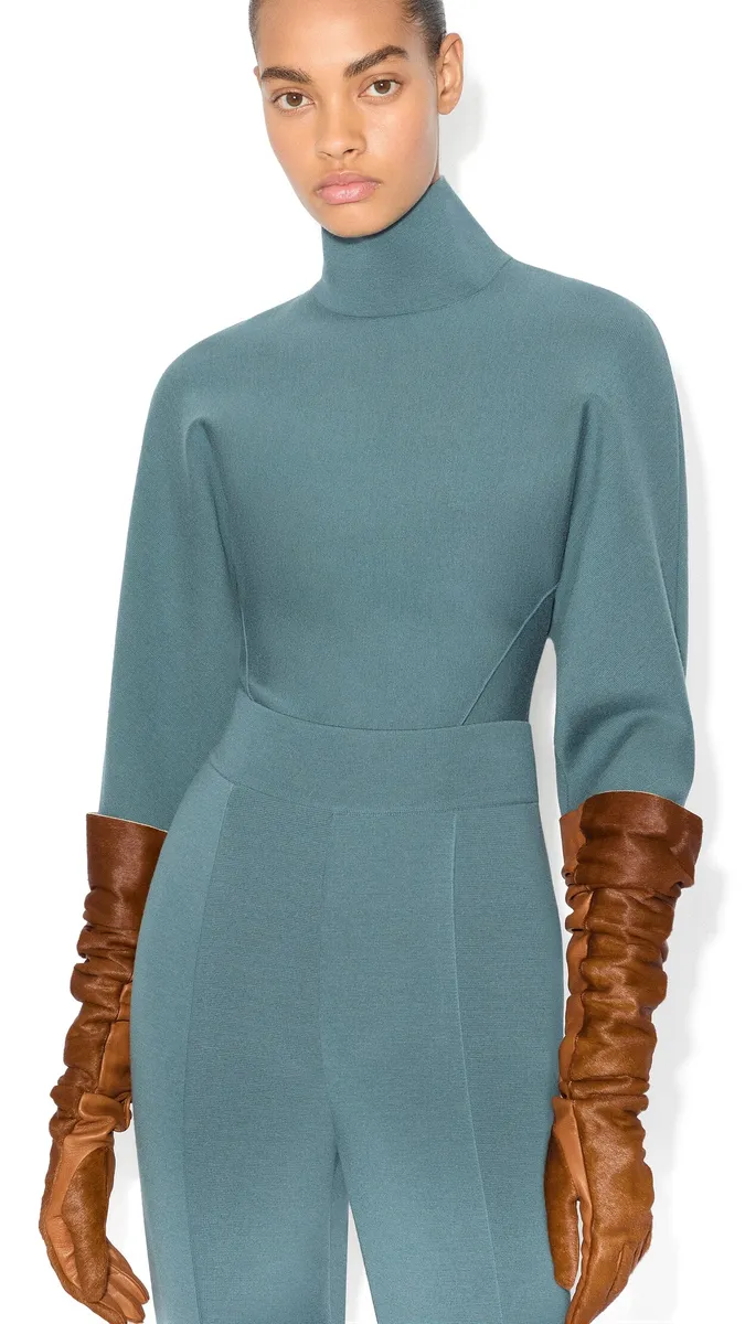 Alaïa Wool Cinched Jumper | Thumbnail 4 Alaïa Wool Cinched Jumper | Thumbnail 4