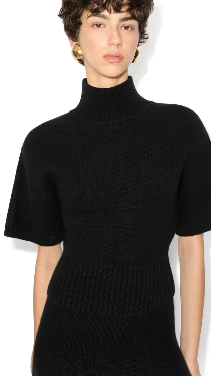 Alaïa Cashmere High Neck Jumper | Thumbnail 4