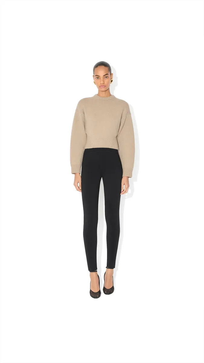 Alaïa Cashmere Crew Neck Jumper | Thumbnail 2 Alaïa Cashmere Crew Neck Jumper | Thumbnail 2