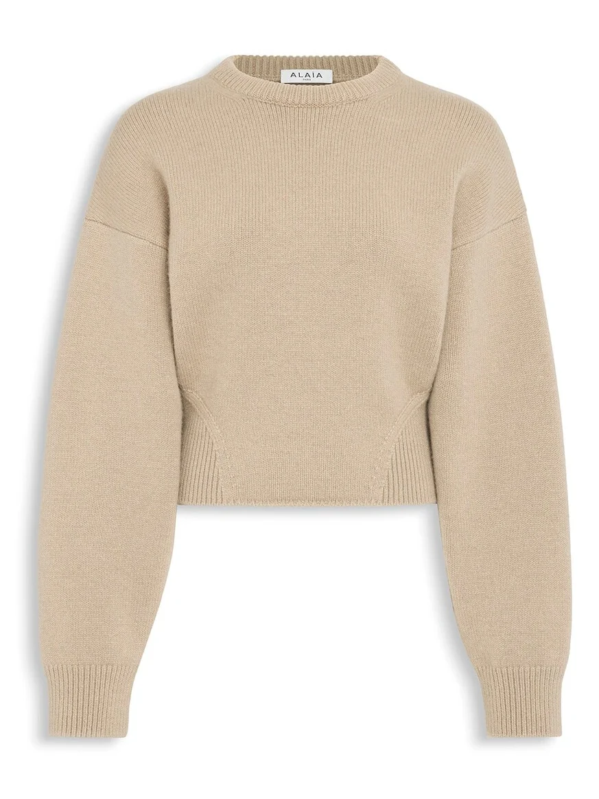 Alaïa Cashmere Crew Neck Jumper
