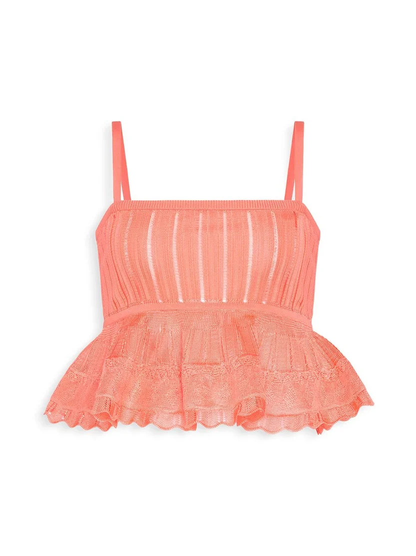 Alaïa Shiny Crinoline Top
