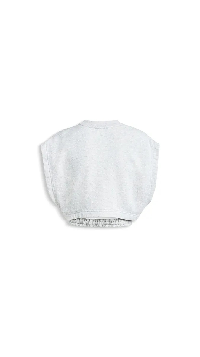 Alaïa Fleece Jersey Crop Top | Thumbnail 5 Alaïa Fleece Jersey Crop Top | Thumbnail 5