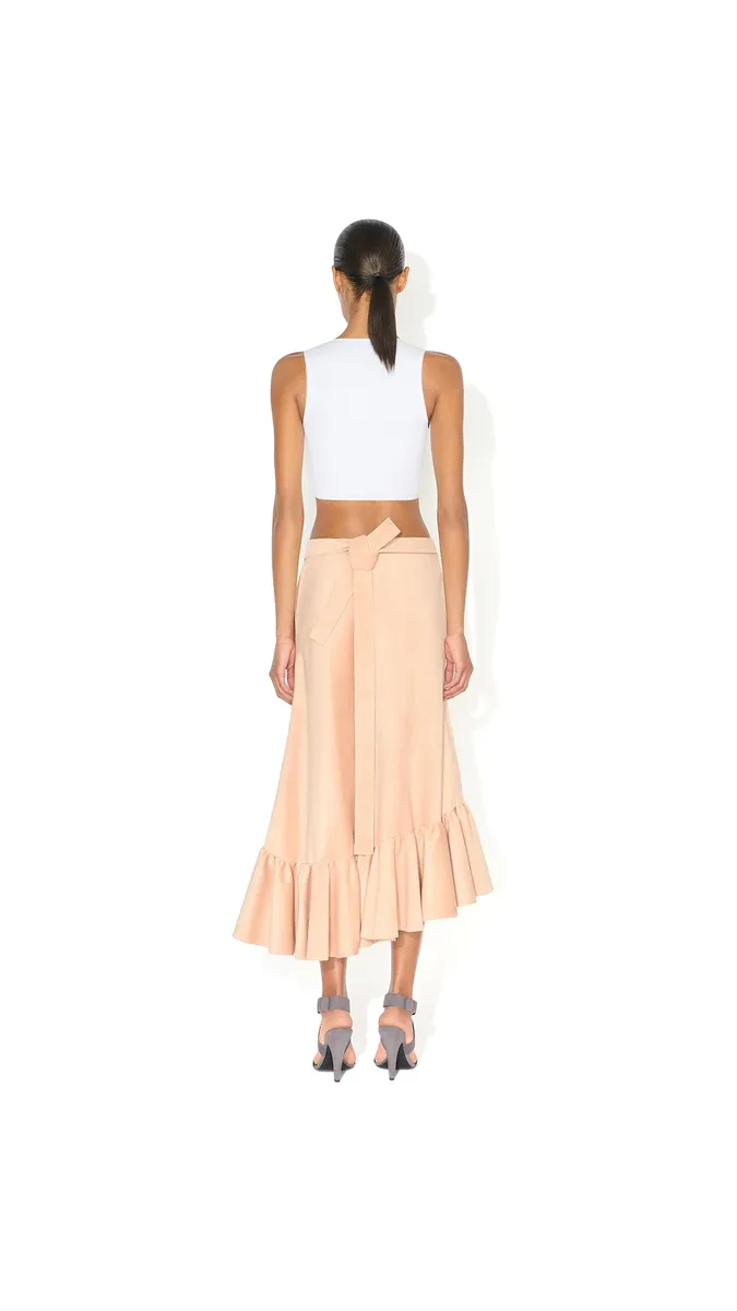 Alaïa Ribbed Jersey Wrapped Top | Thumbnail 3 Alaïa Ribbed Jersey Wrapped Top | Thumbnail 3