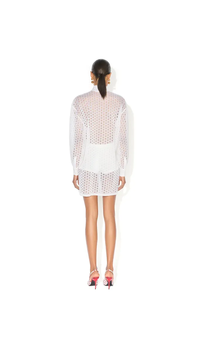 Alaïa Knitted Eyelets Tunic | Thumbnail 3 Alaïa Knitted Eyelets Tunic | Thumbnail 3