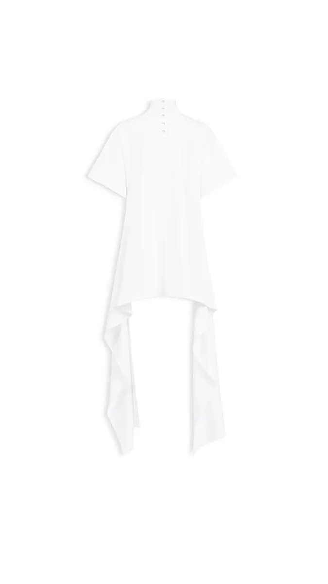 Alaïa Asymmetric Cotton Jersey T-shirt | Thumbnail 5 Alaïa Asymmetric Cotton Jersey T-shirt | Thumbnail 5
