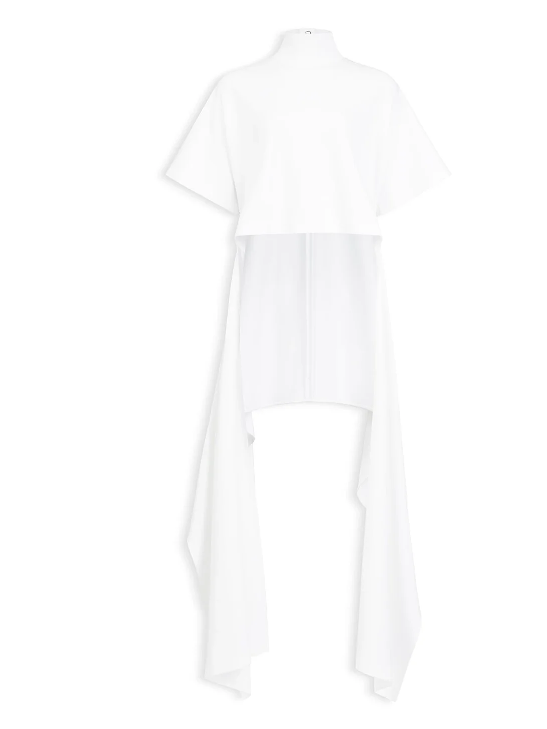 Alaïa Asymmetric Cotton Jersey T-shirt