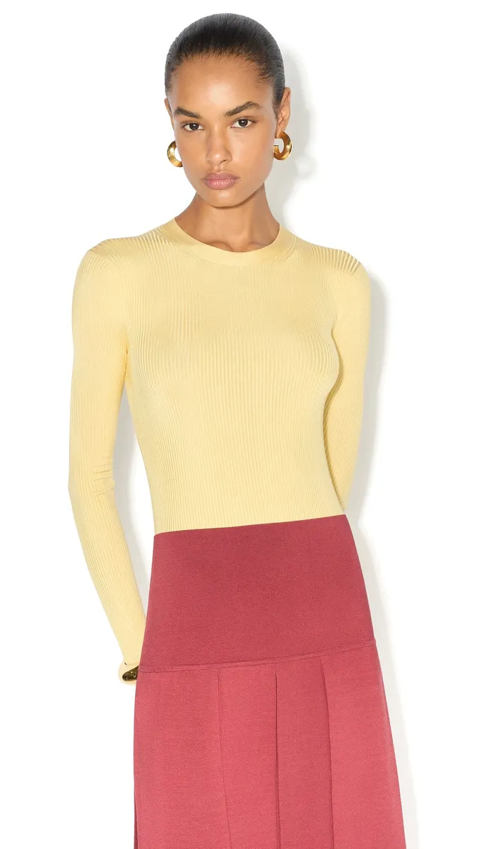 Alaïa Pleated Midi Skirt | Thumbnail 4