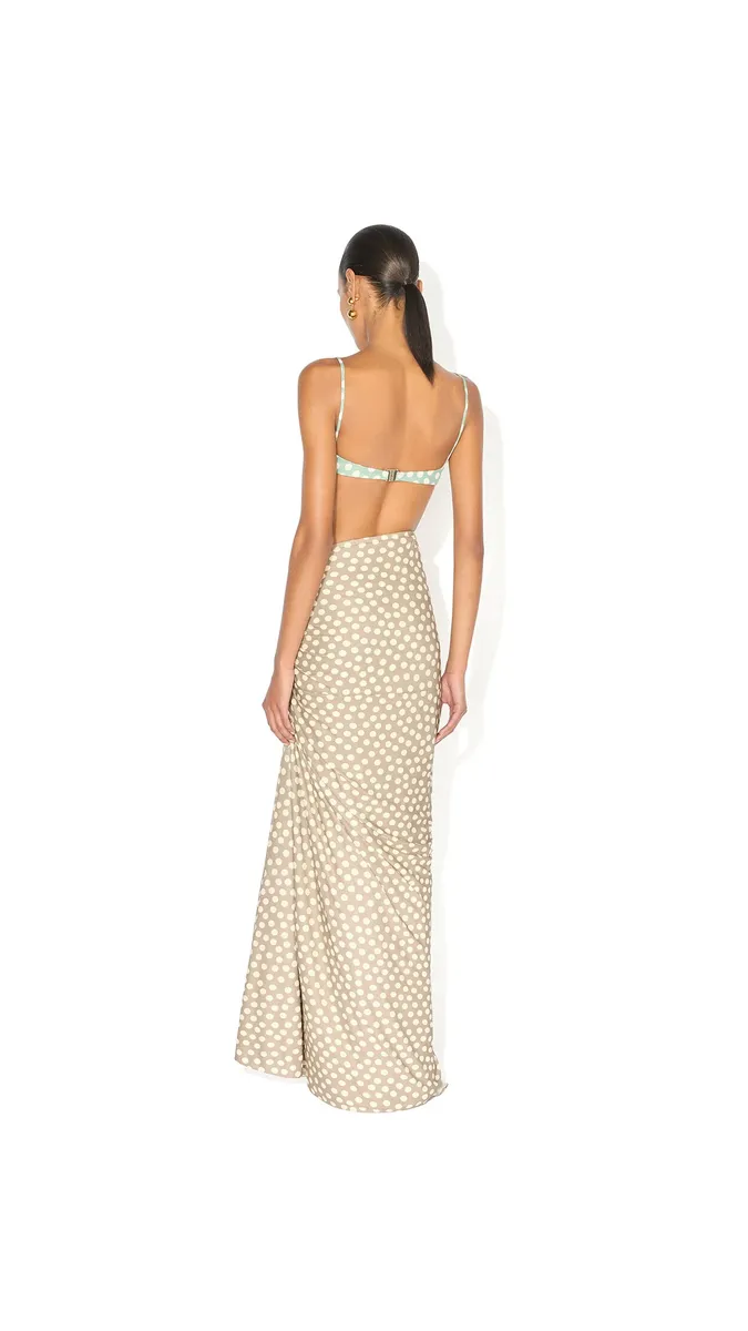 Alaïa Polka Dots Gathered Skirt | Thumbnail 3
