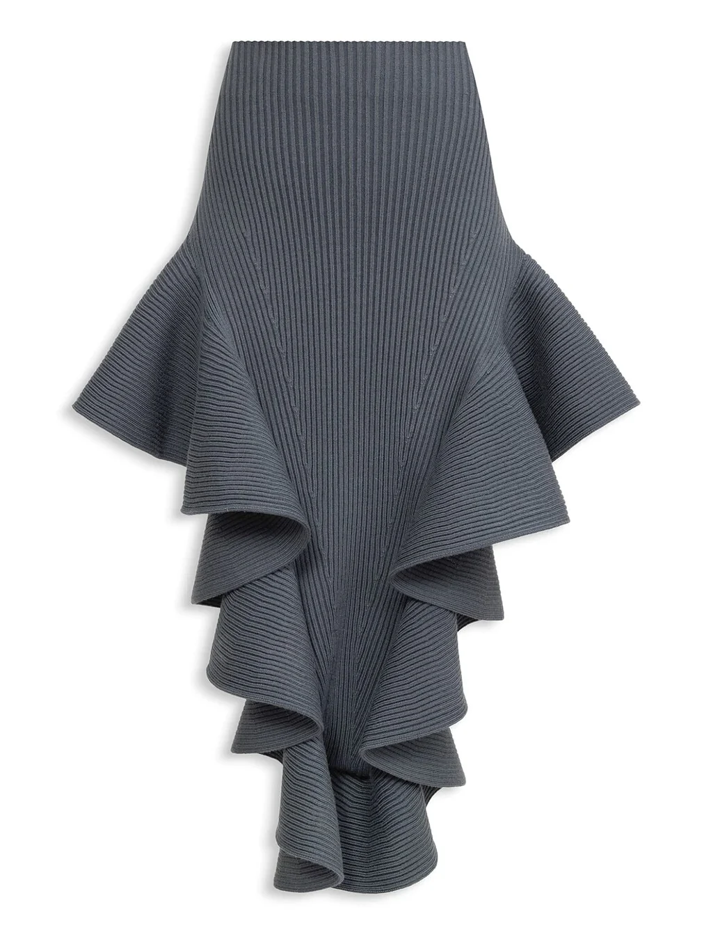 Ribbed Ruffle Skirt Ribbed Ruffle Skirt