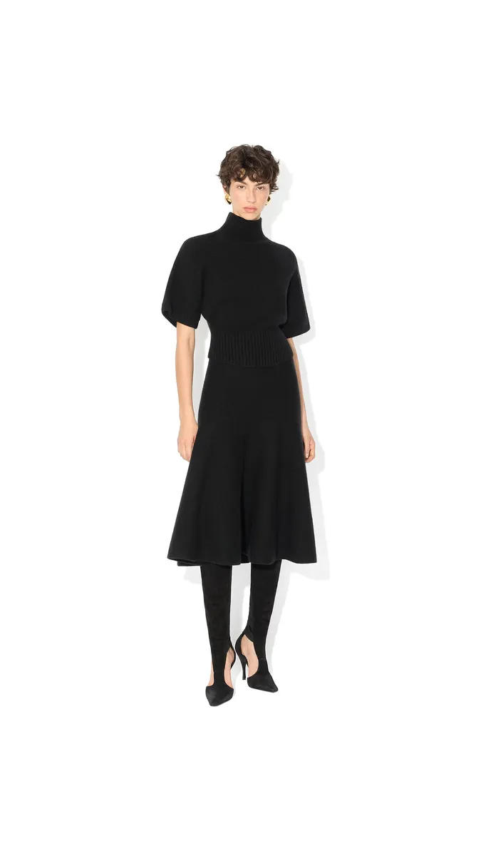 Alaïa Cashmere Flared Skirt | Thumbnail 2