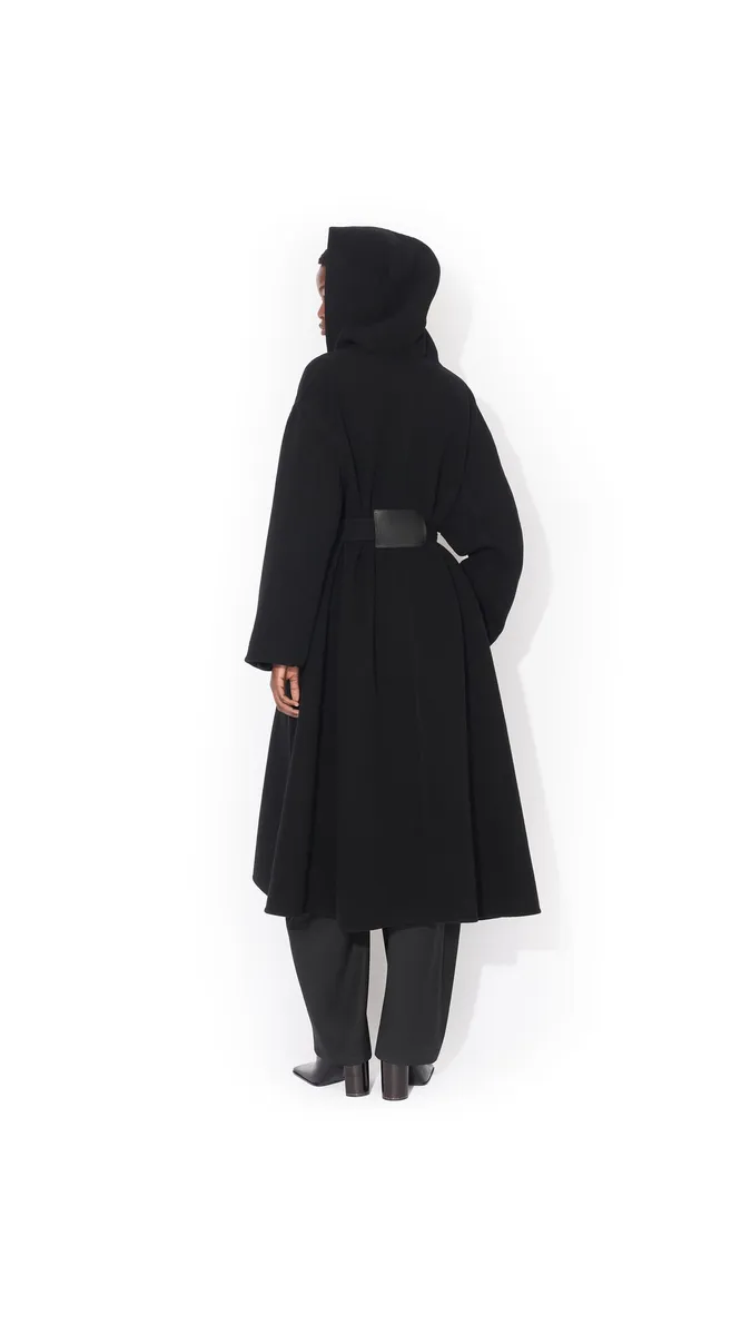 Alaïa Hood Wrap Wool Coat | Thumbnail 4 Alaïa Hood Wrap Wool Coat | Thumbnail 4