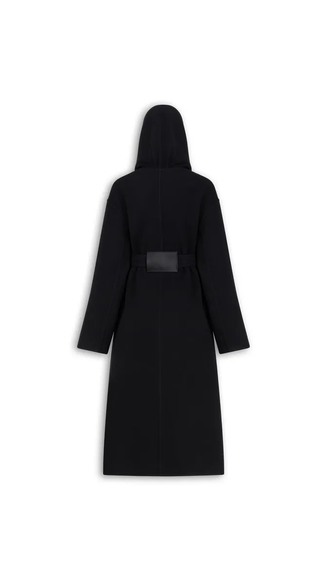 Alaïa Hood Wrap Wool Coat | Thumbnail 6 Alaïa Hood Wrap Wool Coat | Thumbnail 6