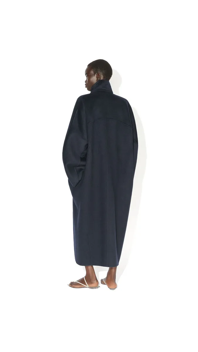 Alaïa Asymmetric Double Face Cashmere Coat | Thumbnail 4 Alaïa Asymmetric Double Face Cashmere Coat | Thumbnail 4