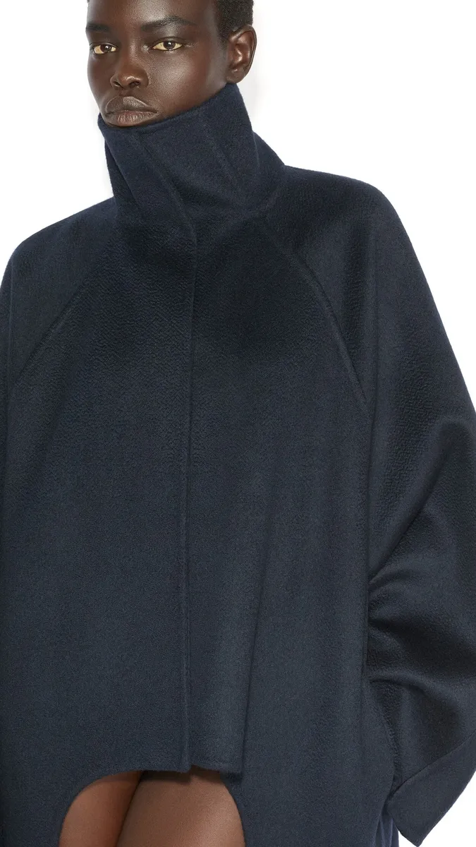 Alaïa Asymmetric Double Face Cashmere Coat | Thumbnail 5 Alaïa Asymmetric Double Face Cashmere Coat | Thumbnail 5