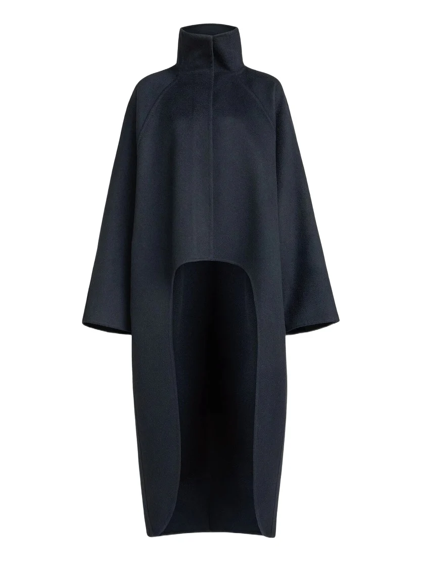 Alaïa Asymmetric Double Face Cashmere Coat