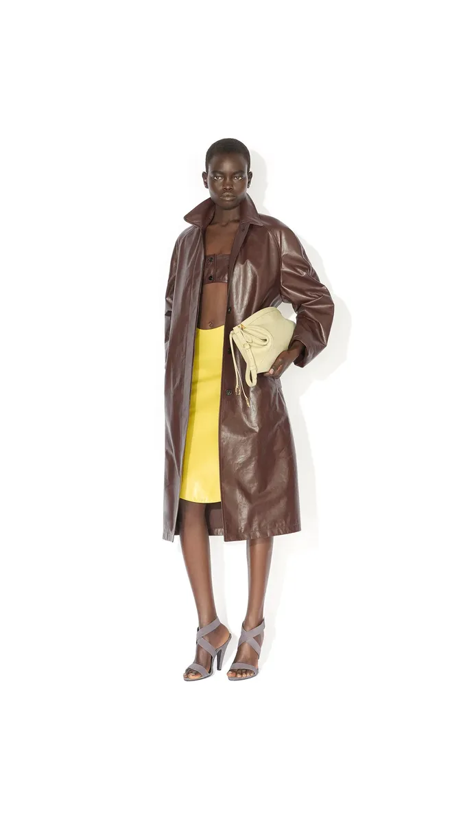 Alaïa Calfskin Trench Coat Set | Thumbnail 2 Alaïa Calfskin Trench Coat Set | Thumbnail 2