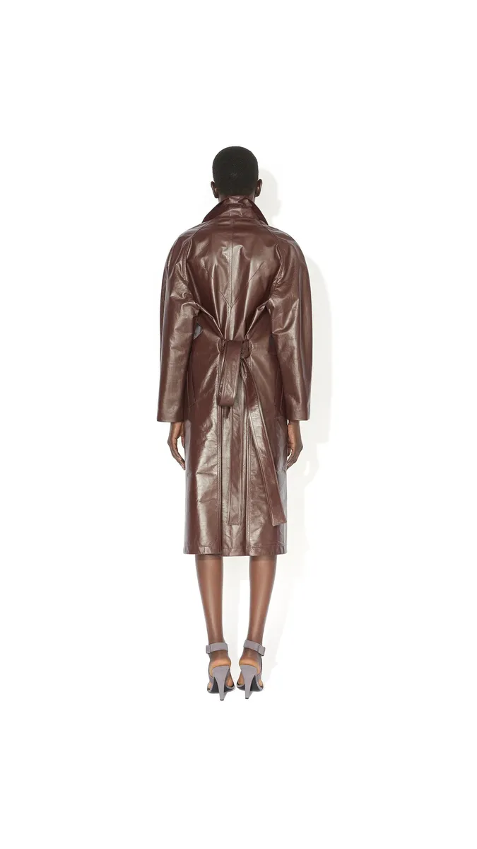 Alaïa Calfskin Trench Coat Set | Thumbnail 3 Alaïa Calfskin Trench Coat Set | Thumbnail 3