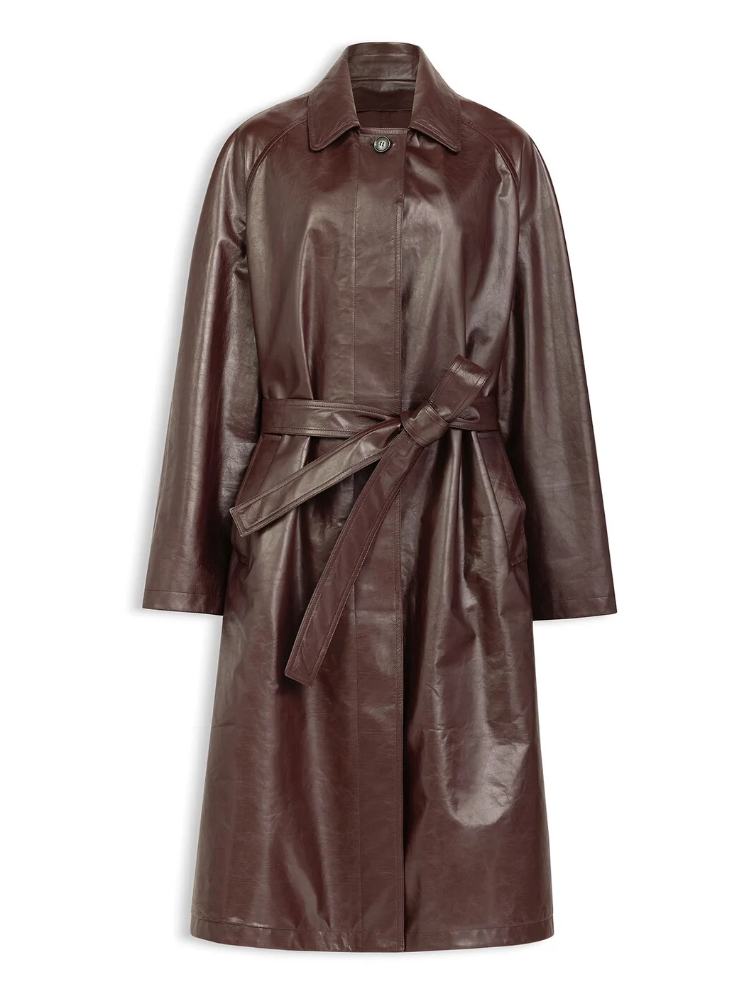 Alaïa Calfskin Trench Coat Set