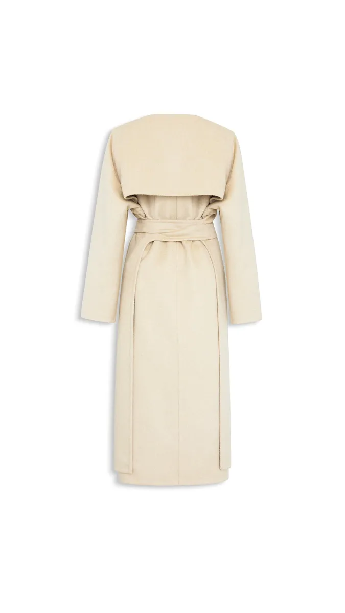 Alaïa Double Face Cashmere Collarless Coat | Thumbnail 2 Alaïa Double Face Cashmere Collarless Coat | Thumbnail 2