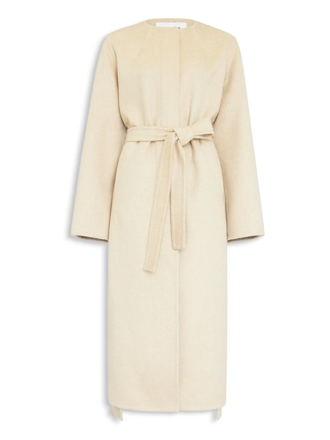 Alaïa Double Face Cashmere Collarless Coat
