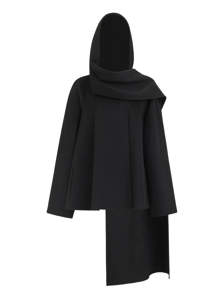 Alaïa Double Face Cashmere Scarf Coat
